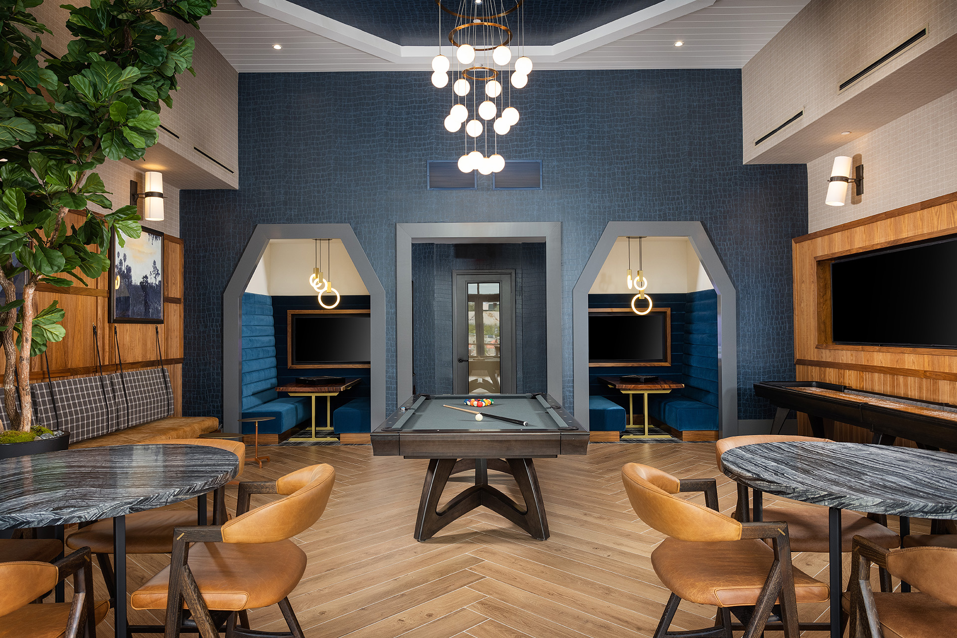 Halcyon House Club Room. Costa Mesa, CA