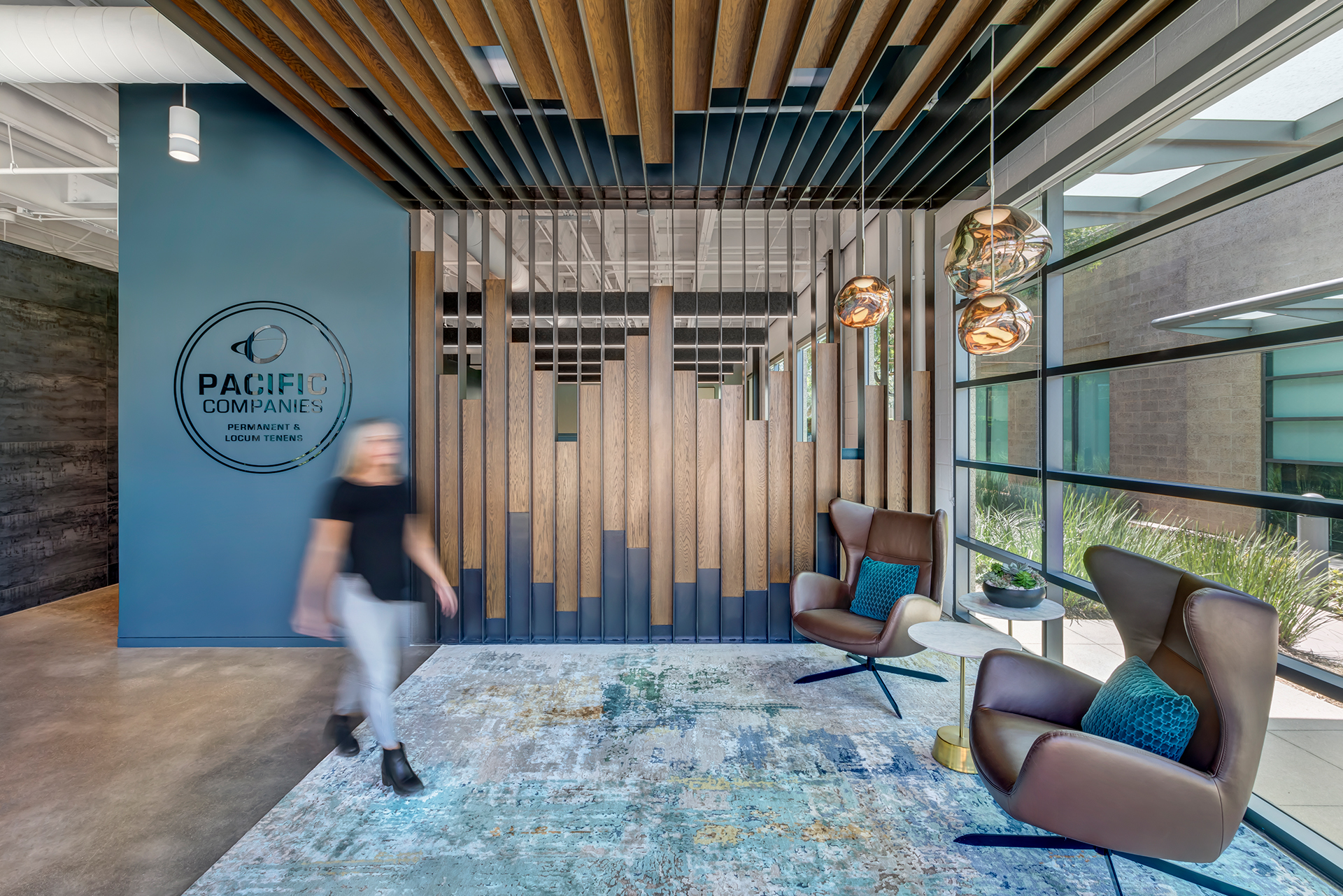 Pacific Companies lobby. Irvine, CA