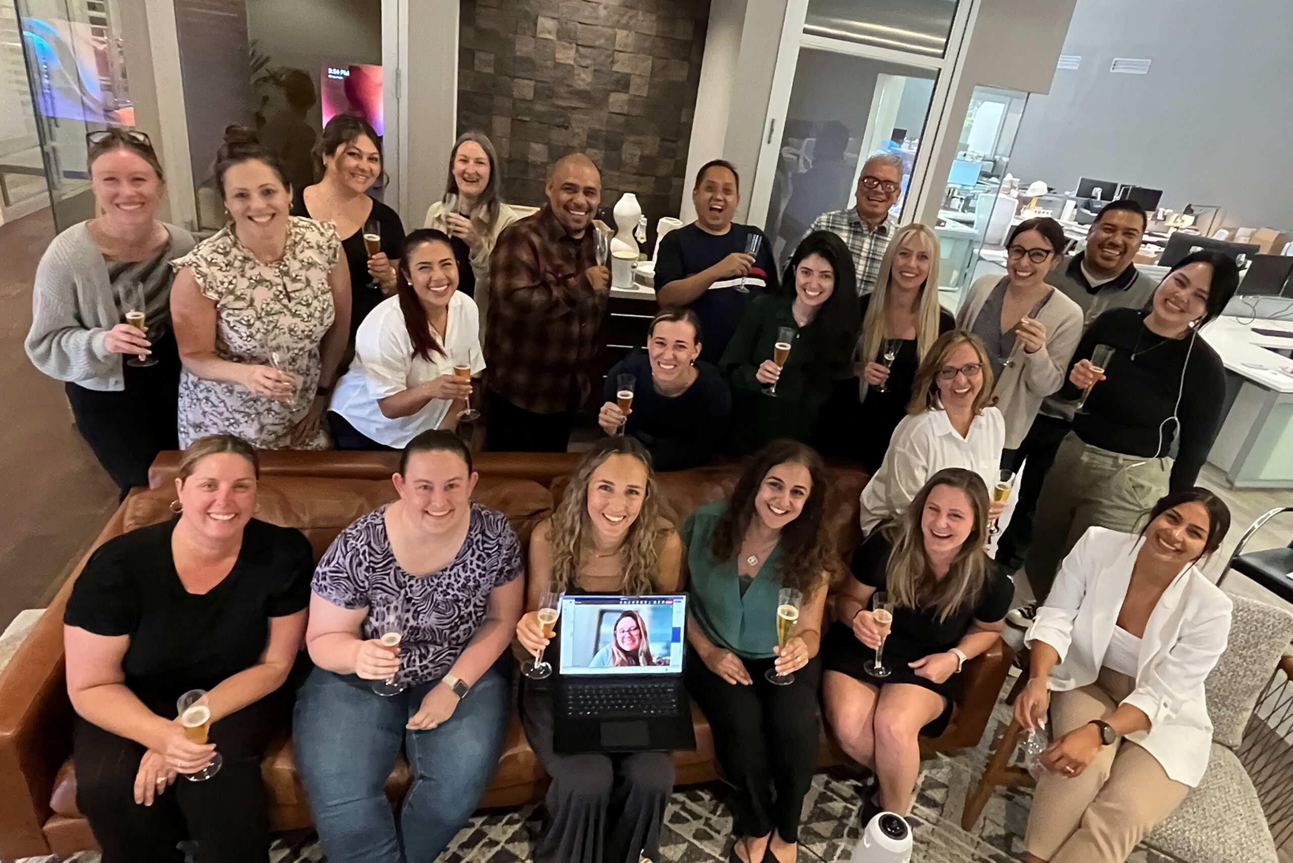 Hendy team celebrating